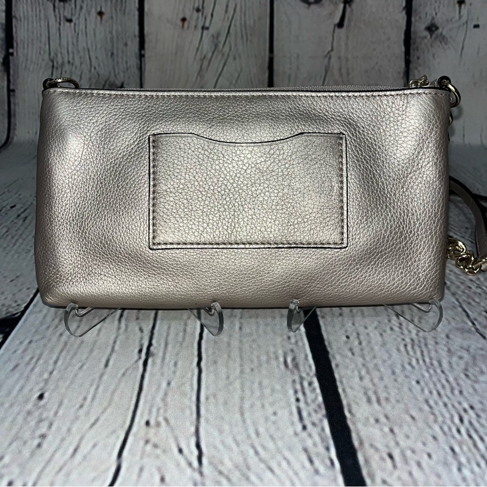 ✅SOLD✅ Vintage Y2K Coach Lyla Double Gusset Leather Crossbody Bag - Picture 7 of 17